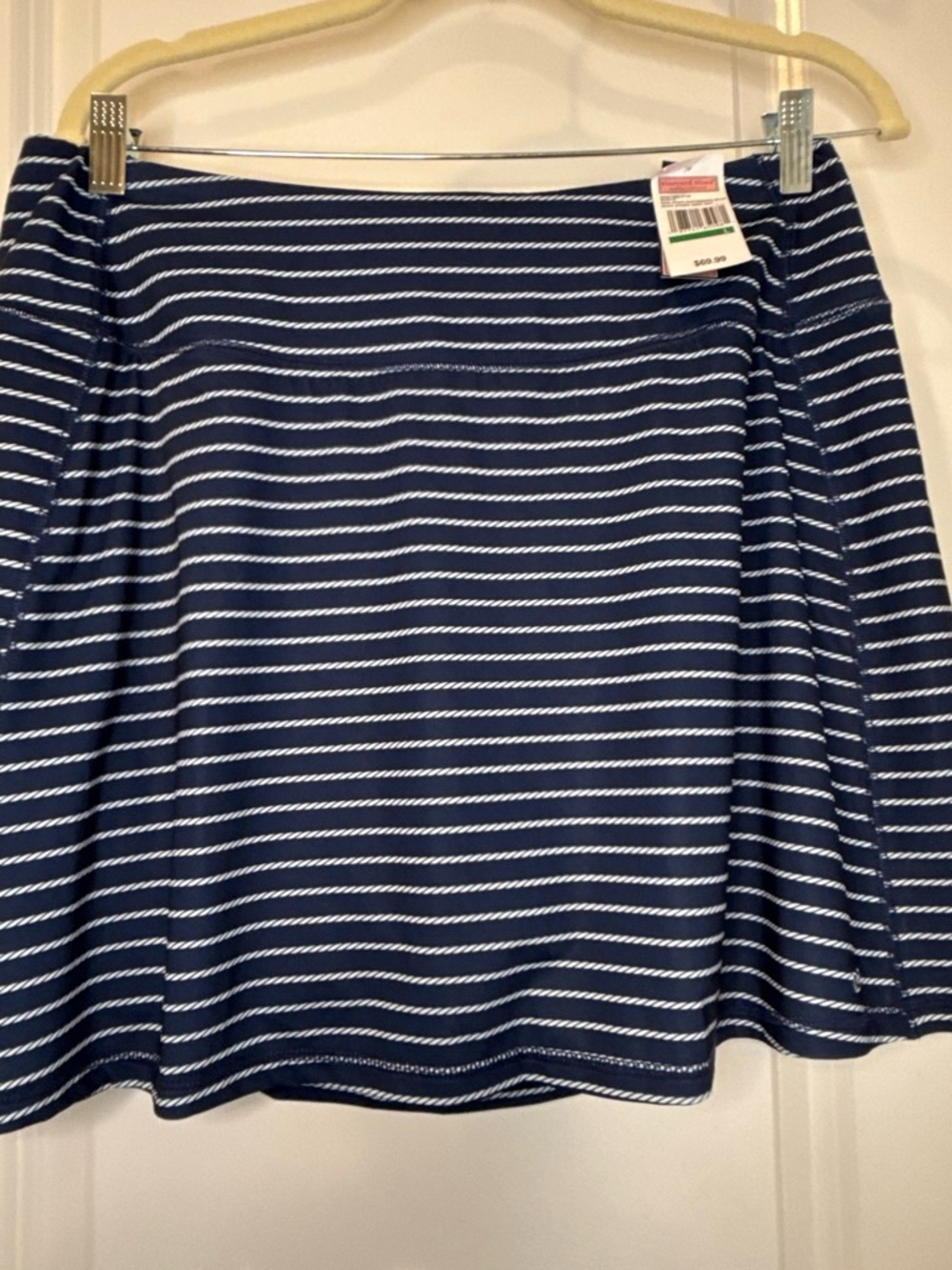 Vineyard Vines Navy & White Striped Skater Skirt